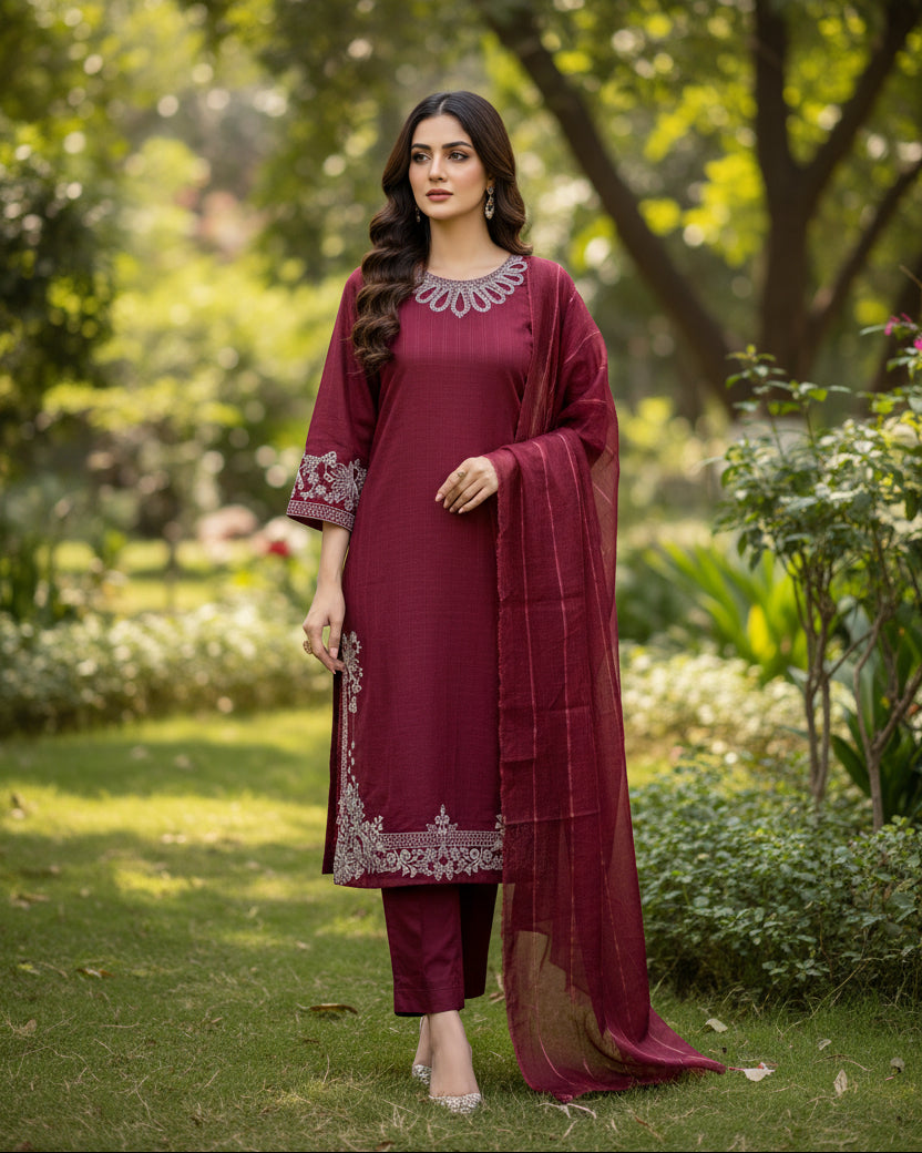 Your Closet 3pc lawn cotton